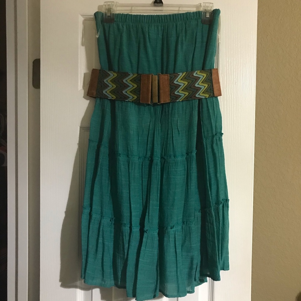 Strapless dress